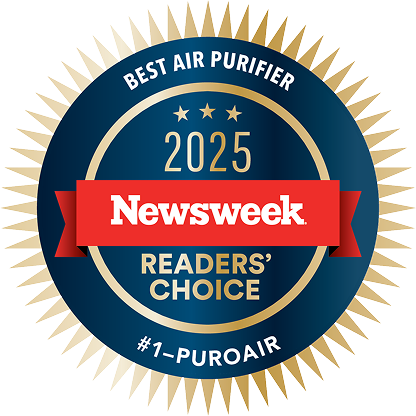 Newsweek Readers' Choice Best Air Purifier 2025 award for PuroAir