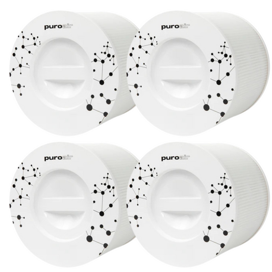 image of four puroair 240 replacement air filters
