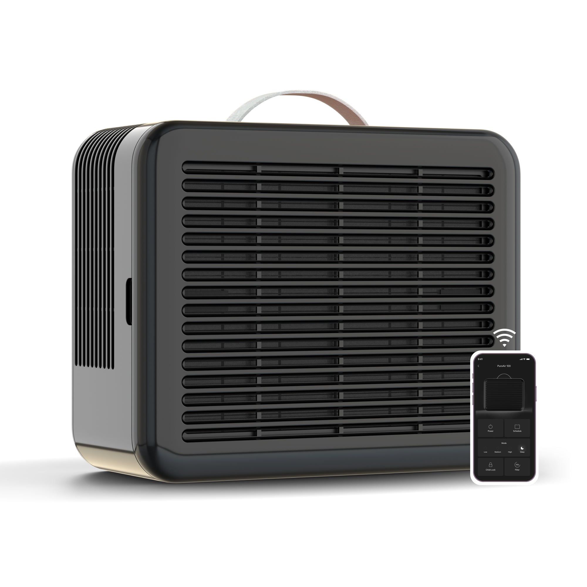 PuroAir PA100i air purifier with smart phone app