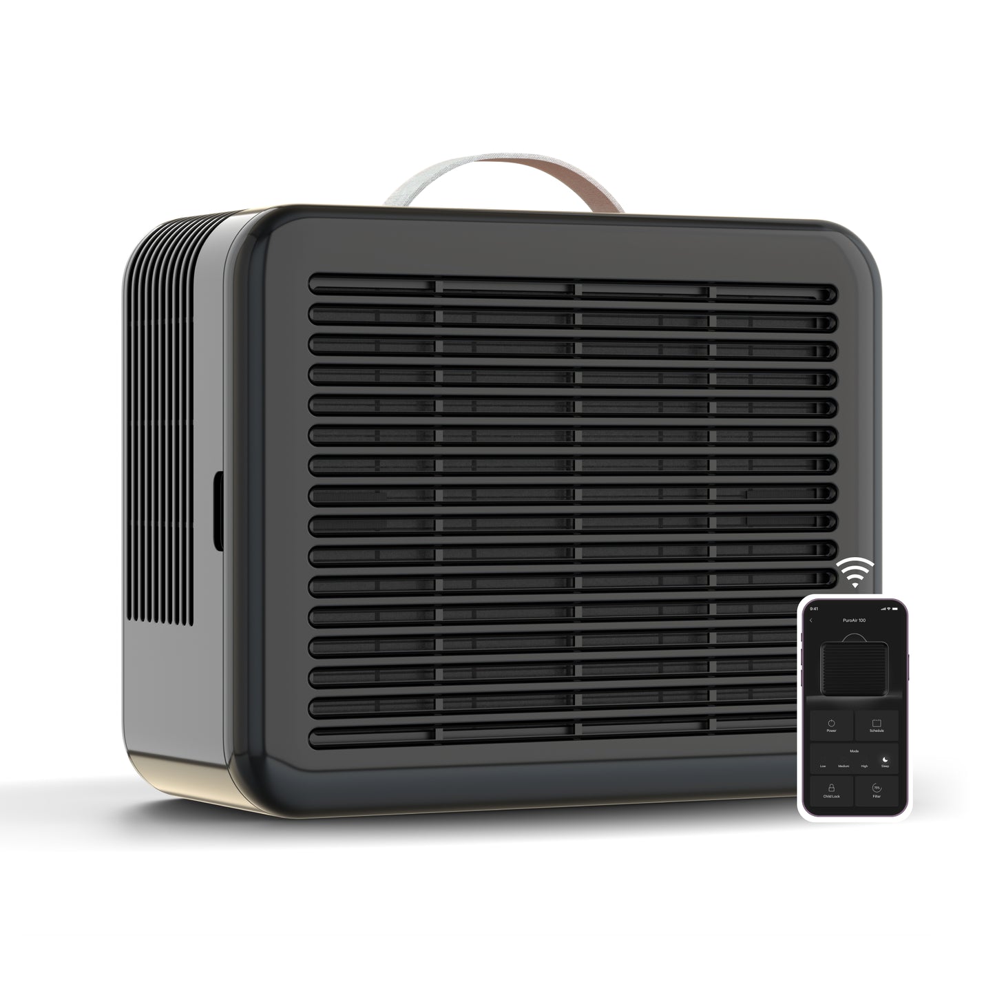 PuroAir PA100i air purifier with smart phone app