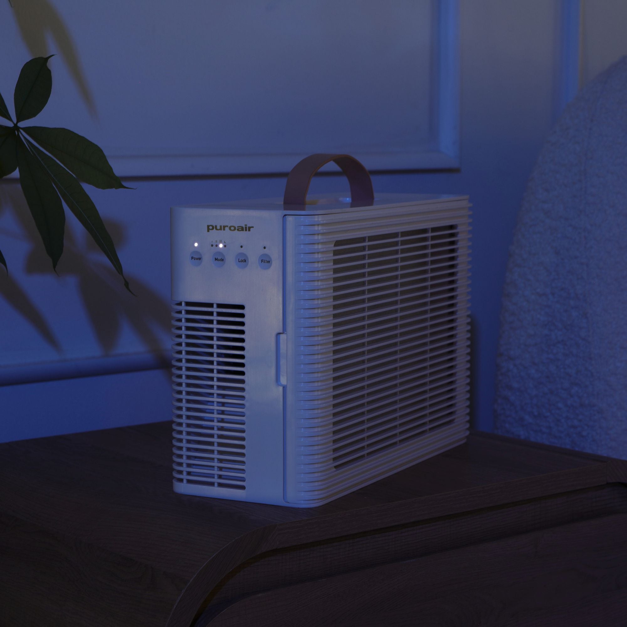 PuroAir PA101 Air Purifier on nightstand