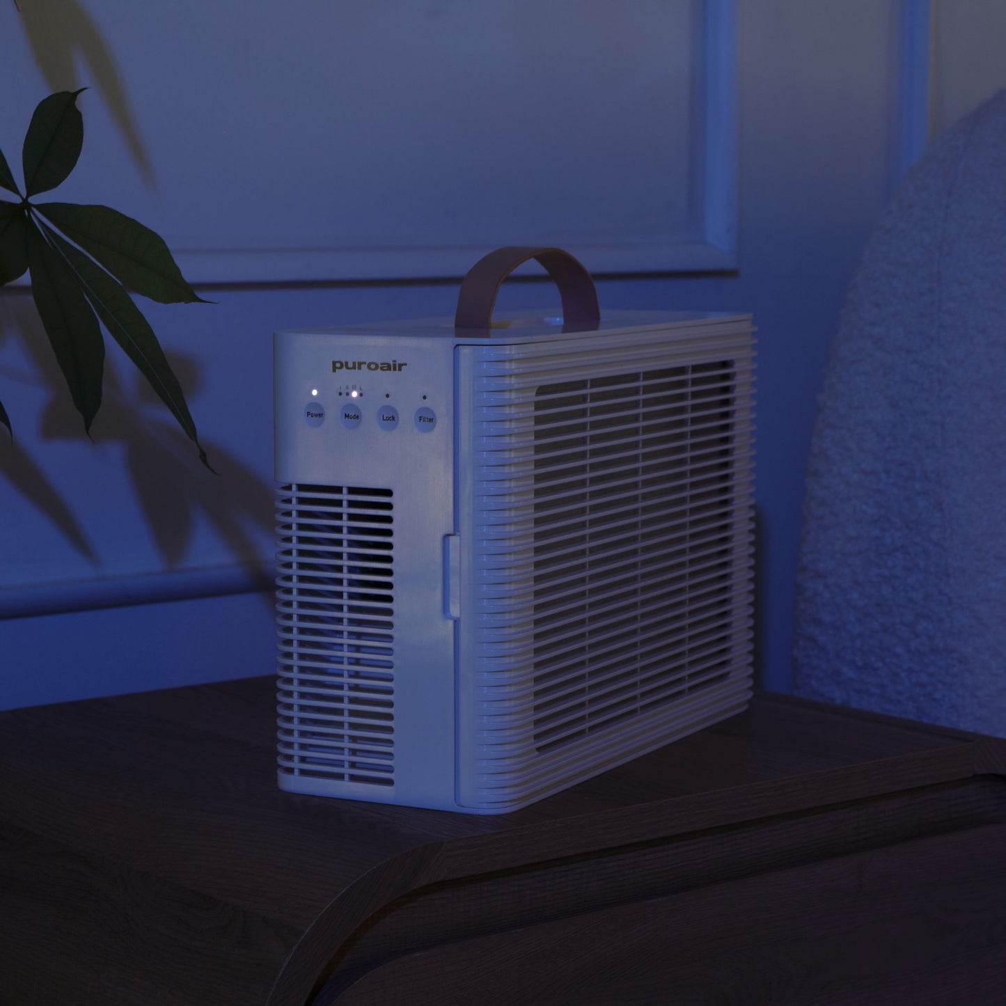 PuroAir PA101 Air Purifier on nightstand