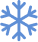 small snowflake blue icon