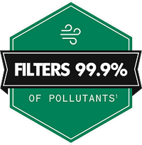 Up to 99.9% filtration⁴